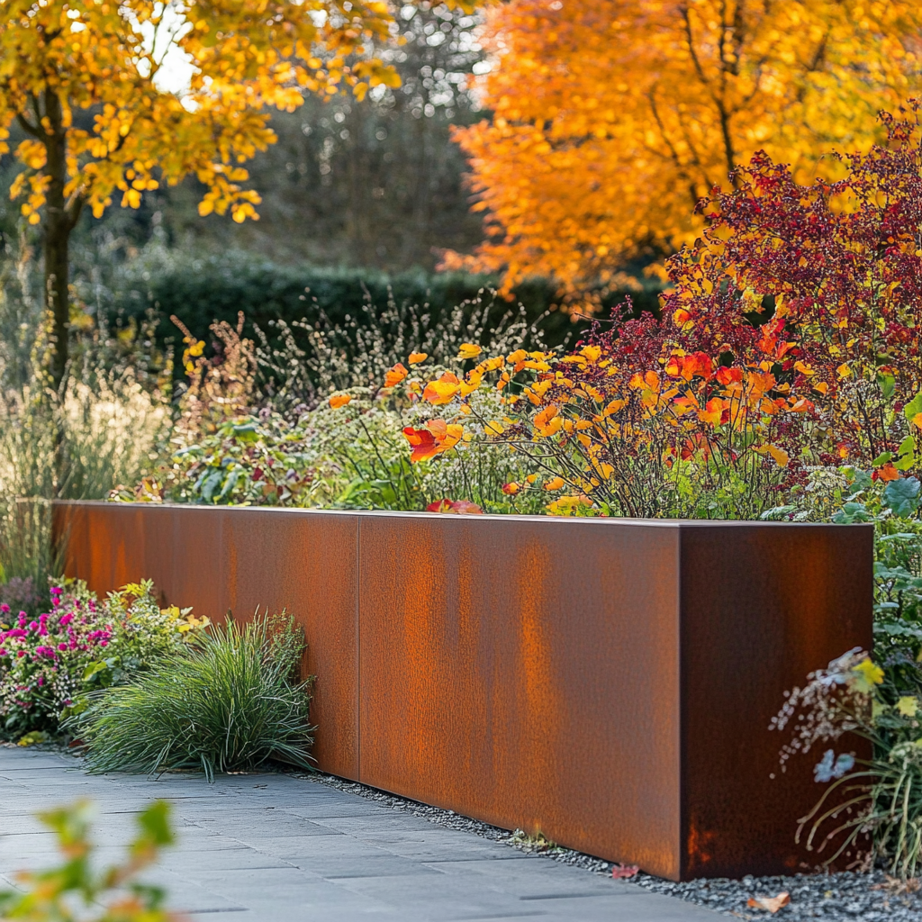 Bacs Sur Mesure en Acier Corten