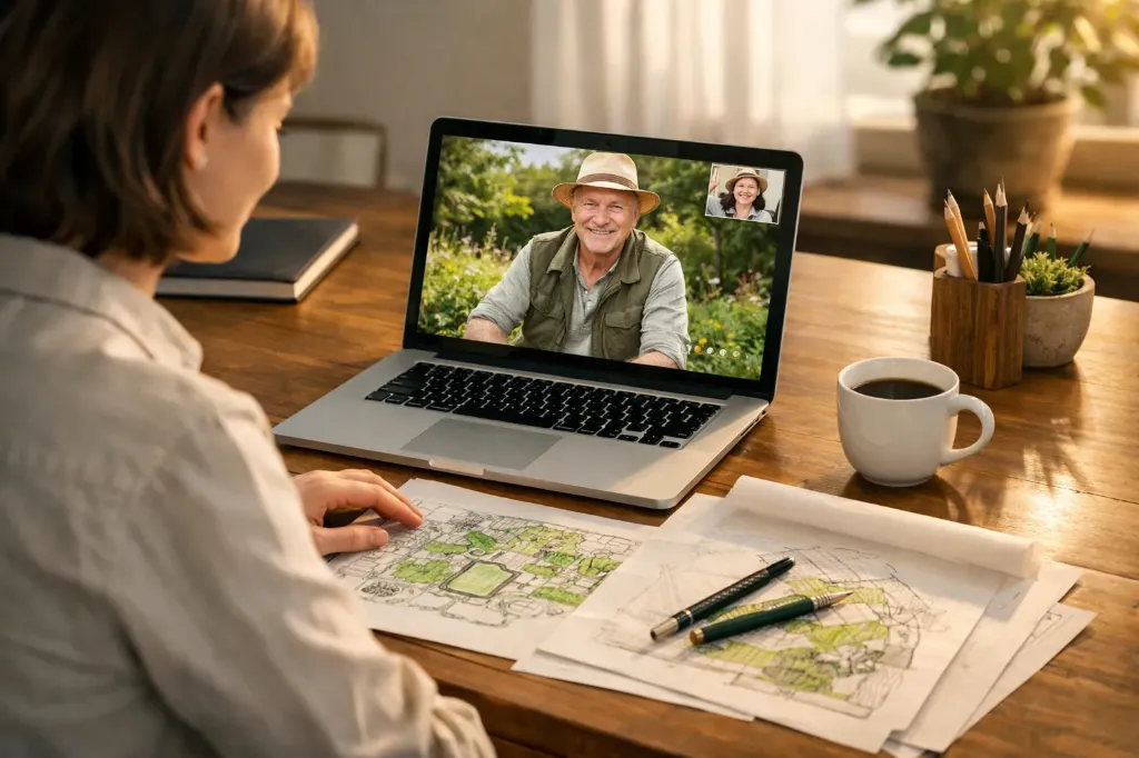 Avant-projet de jardin · 100% en ligne (Planting bed, Compact · up to 300m²)