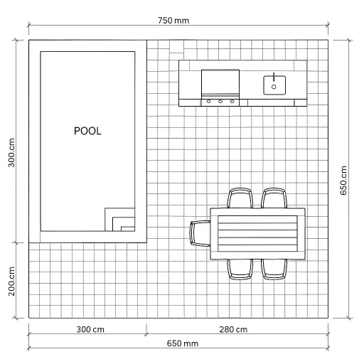 Service de calpinage et préparation de plans pour terrasse (5 heures en régie)